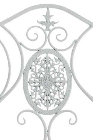 Set van 2 Tuinstoel Panjub met armleuningen wit, Wit