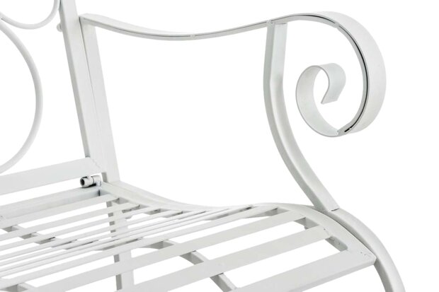 Set van 2 Tuinstoel Panjub met armleuningen wit, Wit