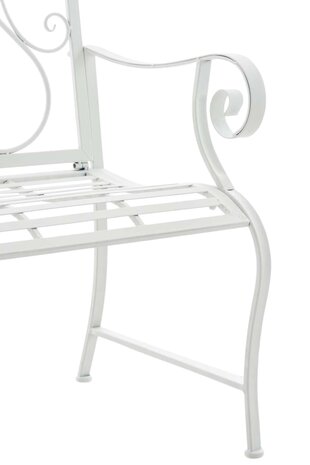 Set van 2 Tuinstoel Panjub met armleuningen wit, Wit