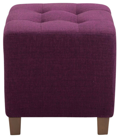 Set van 2 hockers Phoraa purper, Paars