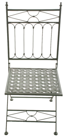 Set van 2 Klapstoelen Iseni antiek/groen, Groen