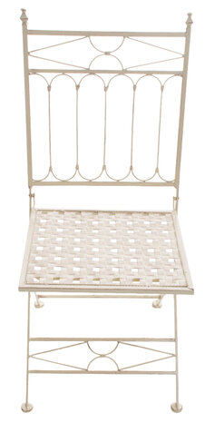 Set van 2 Klapstoelen Iseni antiek/Creme