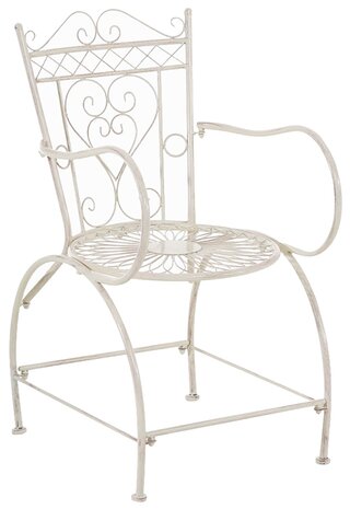 Set van 2 Shaele Tuinstoelen antiek/Creme