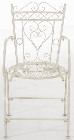 Set van 2 Shaele Tuinstoelen antiek/Creme