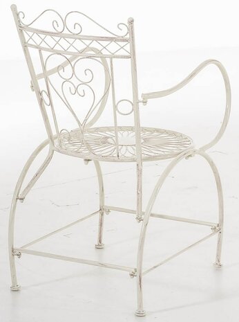 Set van 2 Shaele Tuinstoelen antiek/Creme