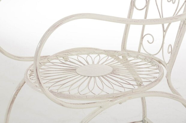 Set van 2 Shaele Tuinstoelen antiek/Creme