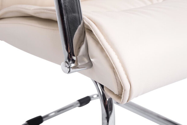 2er Set Besucherstühle Seevirt, Creme
