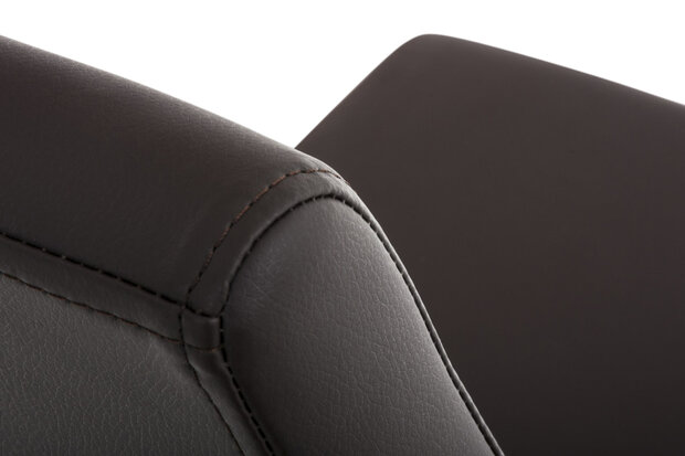 Set van 2 eetkamerstoelen Bolfert bruin, Bruin