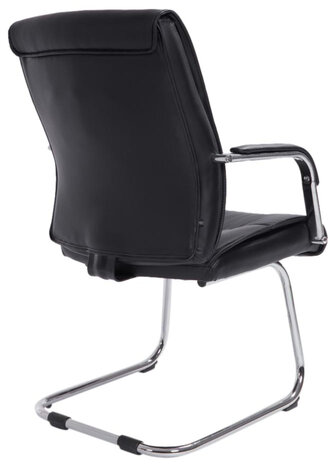 2er Set Besucherstühle Seevirt, Zwart