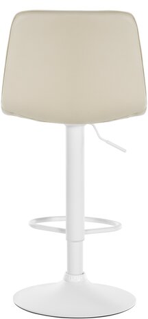 Lix Barkruk - Kunstleer Creme,wit