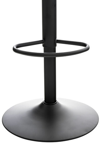 Set van 4 barkrukken Ilmidi Kunststof zwart, Zwart