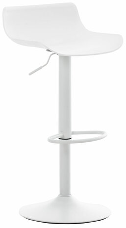 Set van 4 barkrukken Oviera wit, Wit