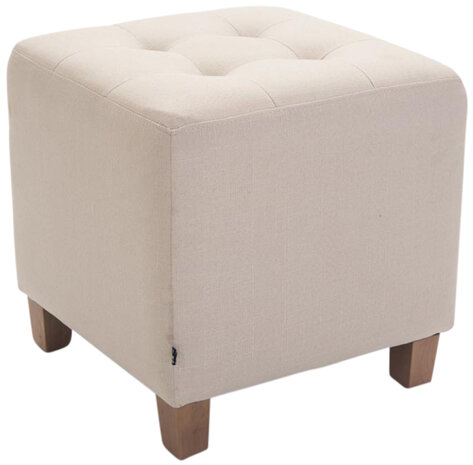 Set van 2 hockers Phoraa Creme