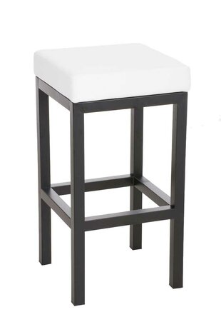 Barkruk Toylar B80 Kunstleer wit, Wit