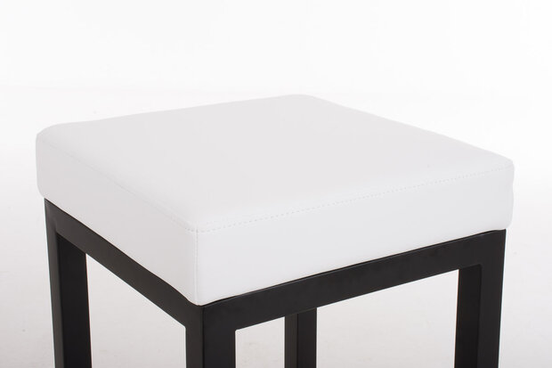 Barkruk Toylar B80 Kunstleer wit, Wit