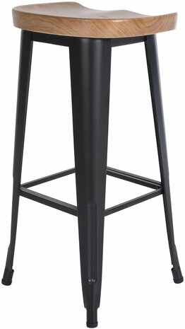 Barstoel Bermuda Rood, Zwart