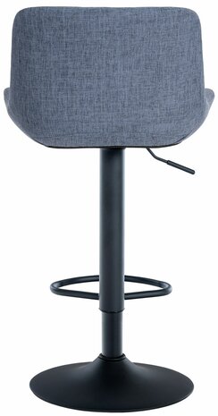 2-delige set barkrukken Tevor Stof, Blauw