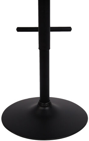 Barstoel Les Engalos Fluweel zwart, Blauw