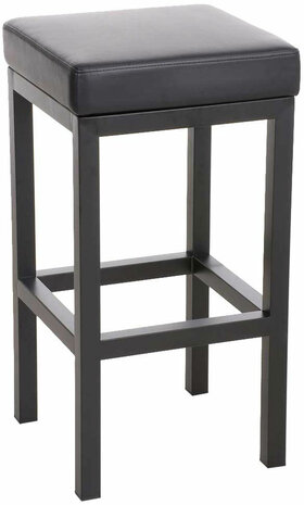 Barstoel Bermuda Rood, Zwart