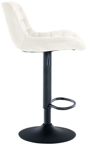 Barhocker Tevor Samt, Creme