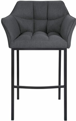 Barstoel Domasa B Filz met 4-poots frame, Grijs
