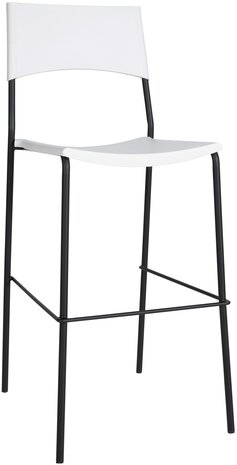 Barstoel Bermuda Rood, Wit