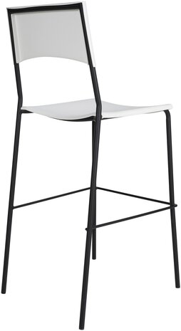 Barstoel Bermuda Rood, Wit