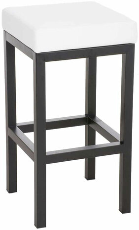 Barstoel Bermuda Rood, Wit