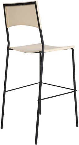 Barstoel Bermuda Rood, Creme