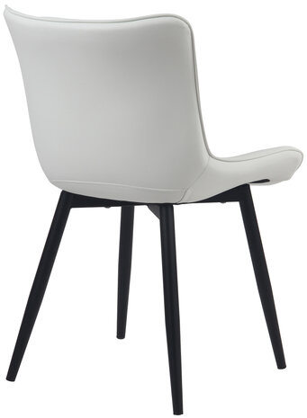 2-delige set stoelen Brida kunstleer, Wit