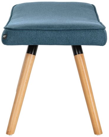Voetenbank Girdang Stof, Blauw