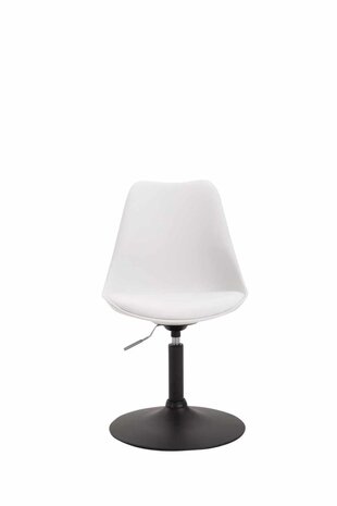 4-delige set eetkamerstoelen Miverack B kunststof, Wit