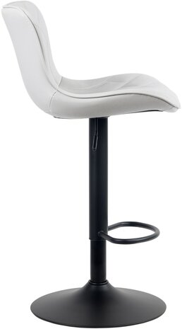 Barstoel Lunis Kunstleer, Wit