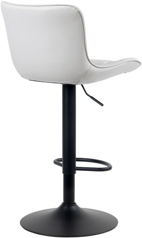 Barstoel Lunis Kunstleer, Wit