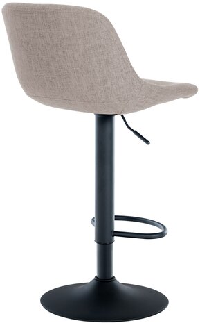 Barhocker Lift Stof, Taupe