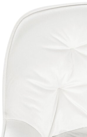Barstoel Gobsin 76 Fluweel, Creme