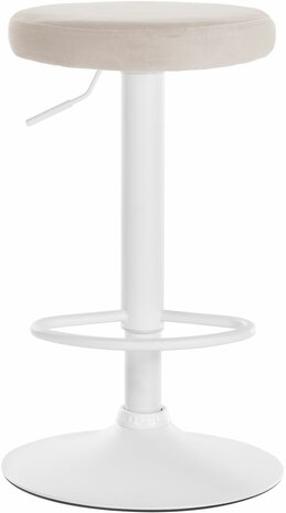 Barstoel Bermuda Rood, Creme