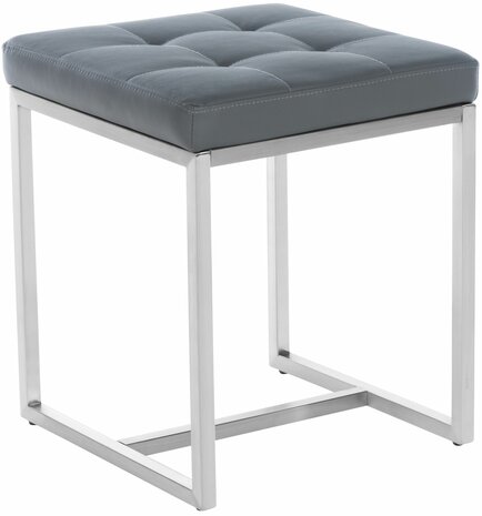 2-delige set barkrukken Birca, Grijs