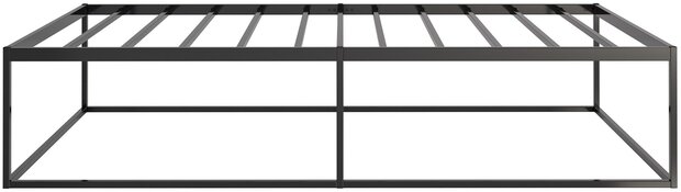 Metalen bed Scili 200x100x46 cm, Zwart