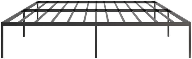 Metalen bed Forga 200x200x42 cm, Zwart