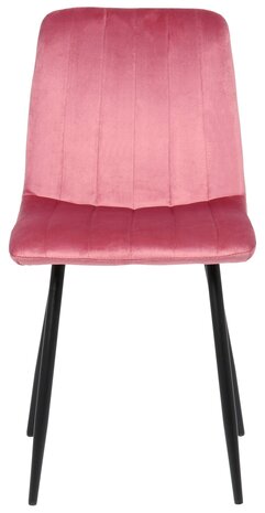 4-delige set stoelen Dojin fluweel, 