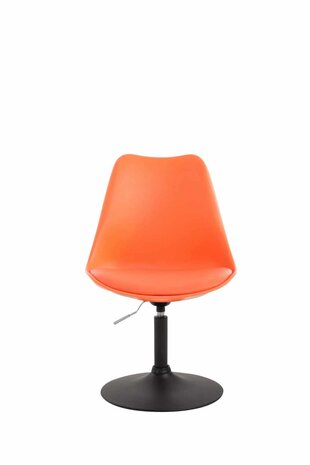4-delige set eetkamerstoelen Miverack B kunststof, Oranje
