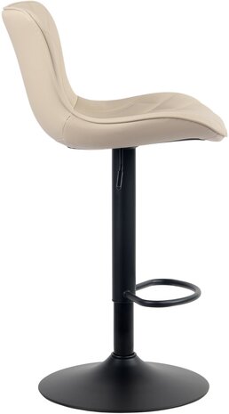 Barstoel Lunis Kunstleer, Creme