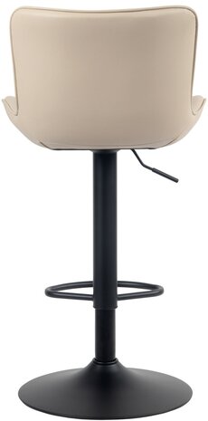 Barstoel Lunis Kunstleer, Creme