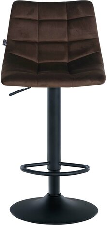 Barstoel Bermuda Zwart, Bruin