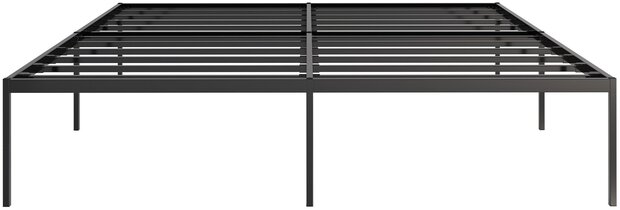 Metalen bed Forga 200x180x42 cm, Zwart