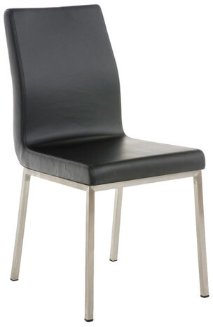 2-delige set eetkamerstoelen Calmor, Zwart