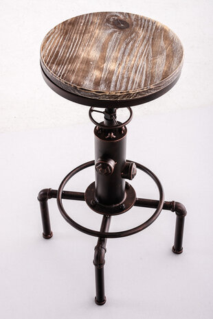 Barstoel Lomus, Hout, 