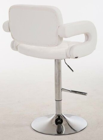 2-delige set barkrukken Diblun, Wit