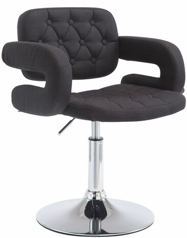 Lounger Diblun Stof, Zwart